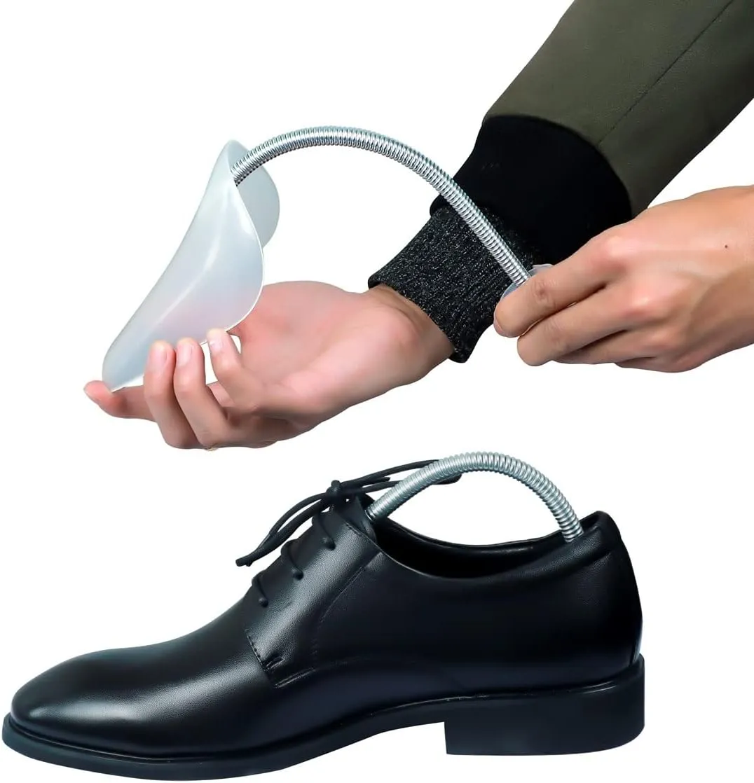 10 Pairs Plastic Shoe Trees for Men (White)