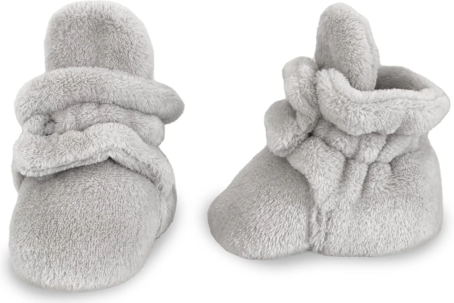 7AM Enfant Plush Baby Booties - Water Repellent Baby Shoes for Girls & Boys, Ultra Soft Winter Socks & Slippers for Infants