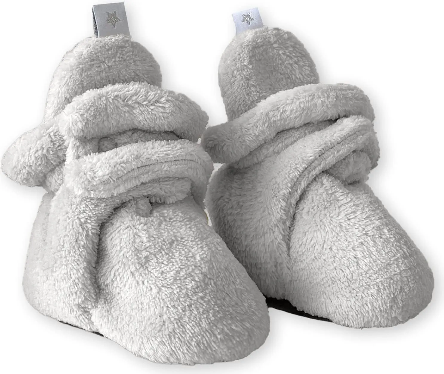 7AM Enfant Plush Baby Booties - Water Repellent Baby Shoes for Girls & Boys, Ultra Soft Winter Socks & Slippers for Infants