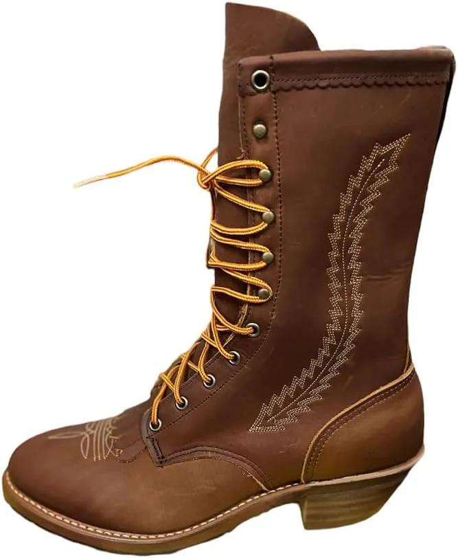 Abilene Men's 12" Western Packer Boot Soft Round Toe - 6046