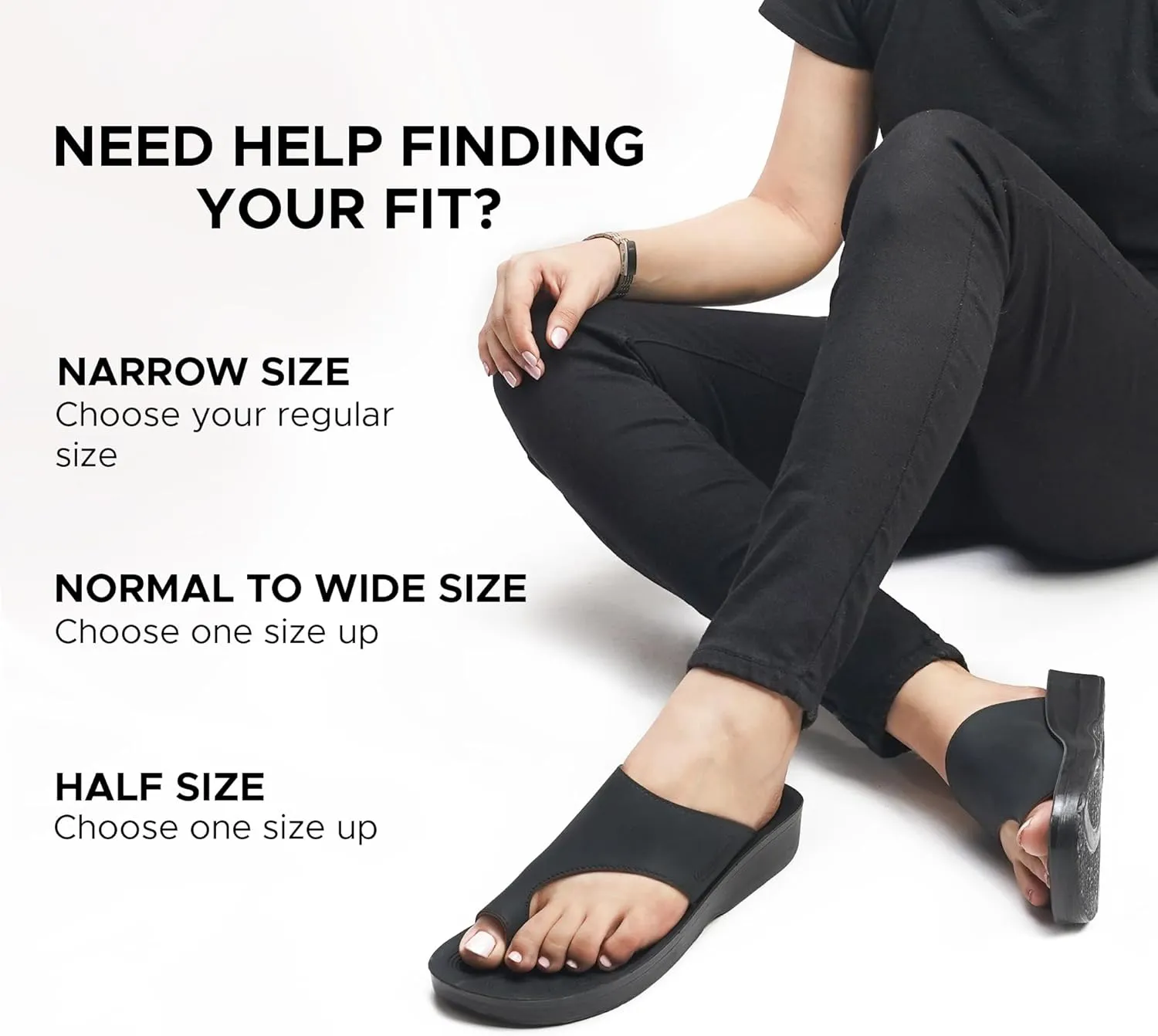 AEROTHOTIC Comfy Arch Support flip flops for women Split Toe Stylish Cushioned Strap with non-slip footbed Walking Dressy Sandals Indoor and Outdoor