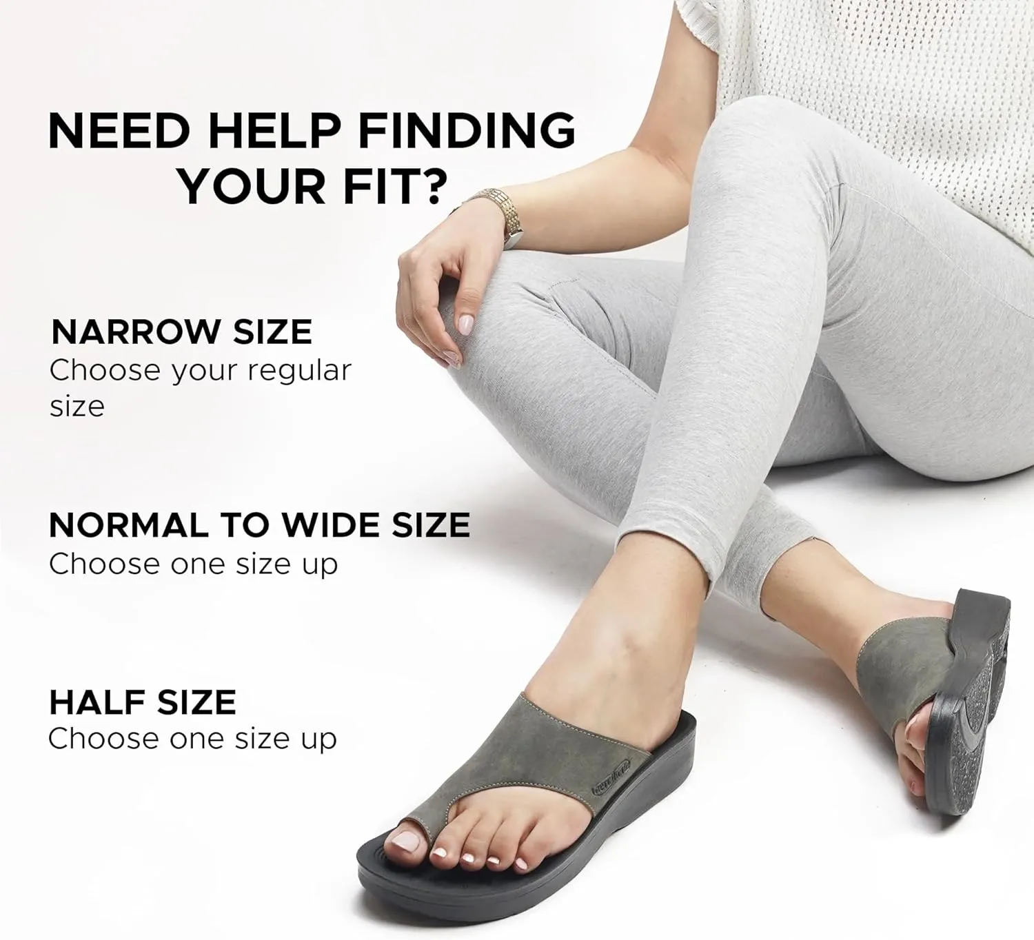 AEROTHOTIC Comfy Arch Support flip flops for women Split Toe Stylish Cushioned Strap with non-slip footbed Walking Dressy Sandals Indoor and Outdoor