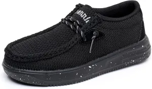 Ahannie Kids Boys Girls Loafers Slip On Casual Lightweight Walking Shoes(Toddler/Little Kid/Big Kid)
