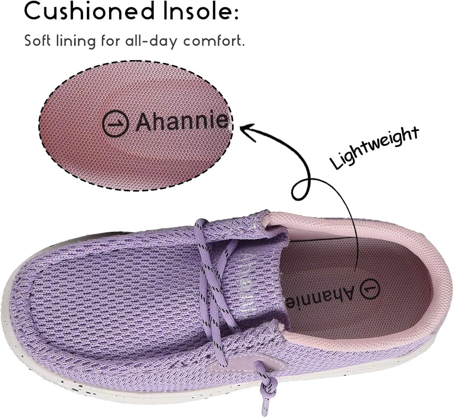 Ahannie Kids Boys Girls Loafers Slip On Casual Lightweight Walking Shoes(Toddler/Little Kid/Big Kid)