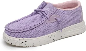 Ahannie Kids Boys Girls Loafers Slip On Casual Lightweight Walking Shoes(Toddler/Little Kid/Big Kid)
