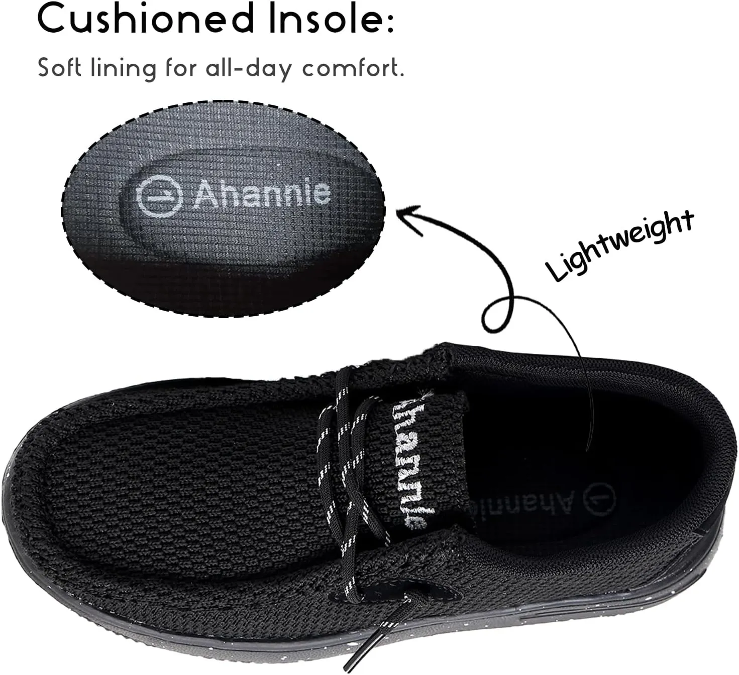 Ahannie Kids Boys Girls Loafers Slip On Casual Lightweight Walking Shoes(Toddler/Little Kid/Big Kid)