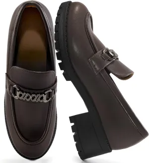 Alicegana Platform Loafers for Women Chunky: Comfortable Penny Loafer Fashion Casual Slip On Walking Shoes