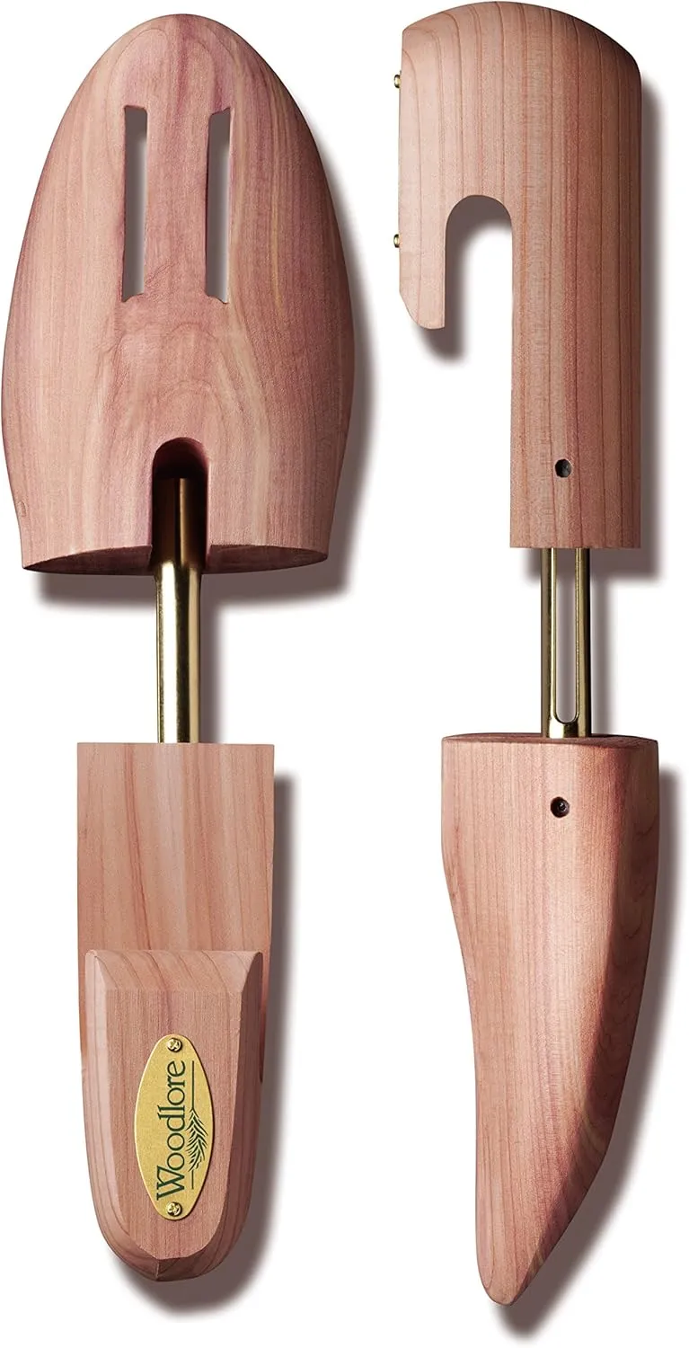 Allen Edmonds Woodlore Men’s Cedar Wood Shoe Trees (2 Pairs) Adjustable, Aromatic, MADE In USA