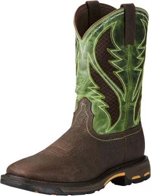 Ariat Men's WorkHog Wide Square Toe VentTEK Composite Toe Work Boot