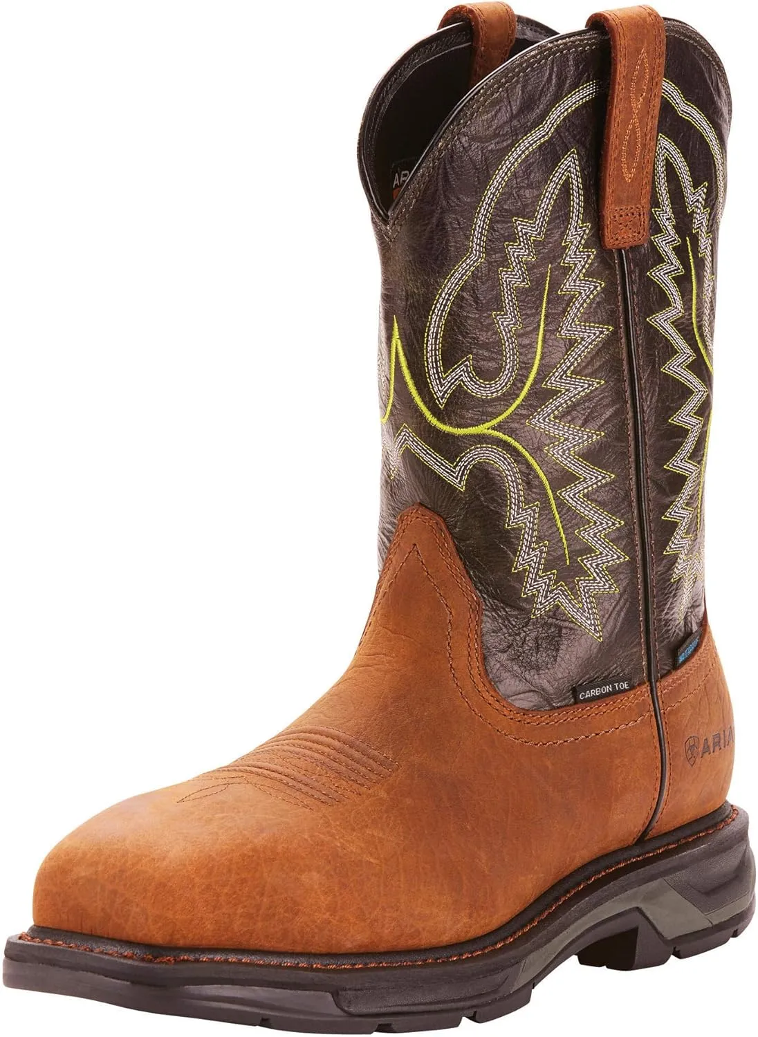 Ariat Men's WorkHog XT Wide Square Toe Waterproof Carbon Toe Work Boot