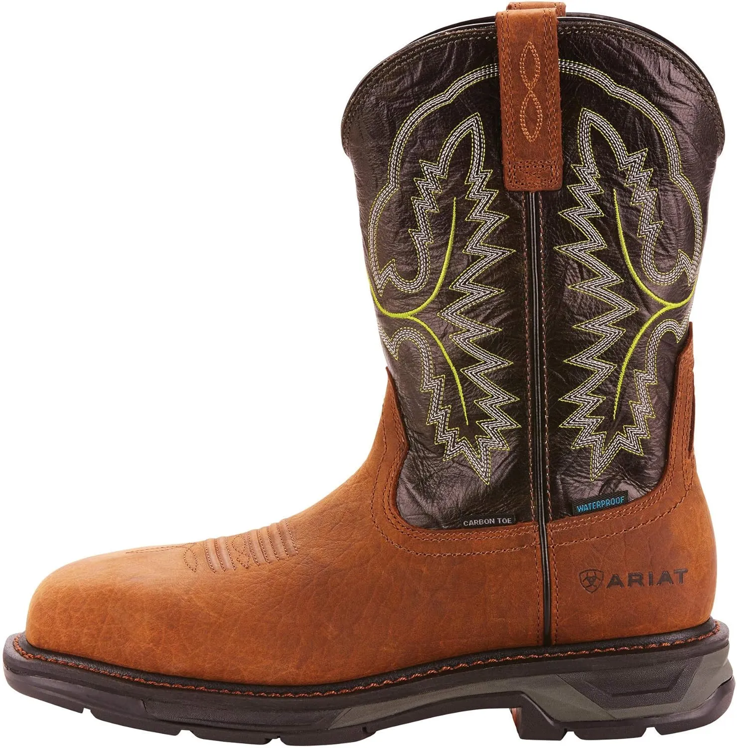 Ariat Men's WorkHog XT Wide Square Toe Waterproof Carbon Toe Work Boot