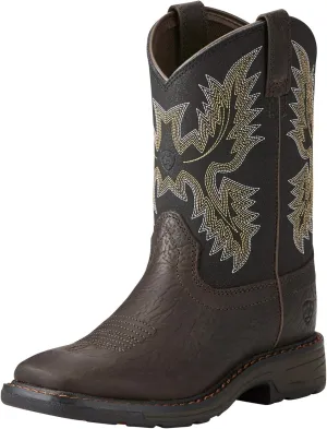 Ariat Unisex Kids' WorkHog Wide Square Toe Boot