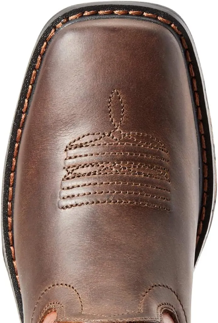 Ariat Unisex Kids' WorkHog Wide Square Toe Boot