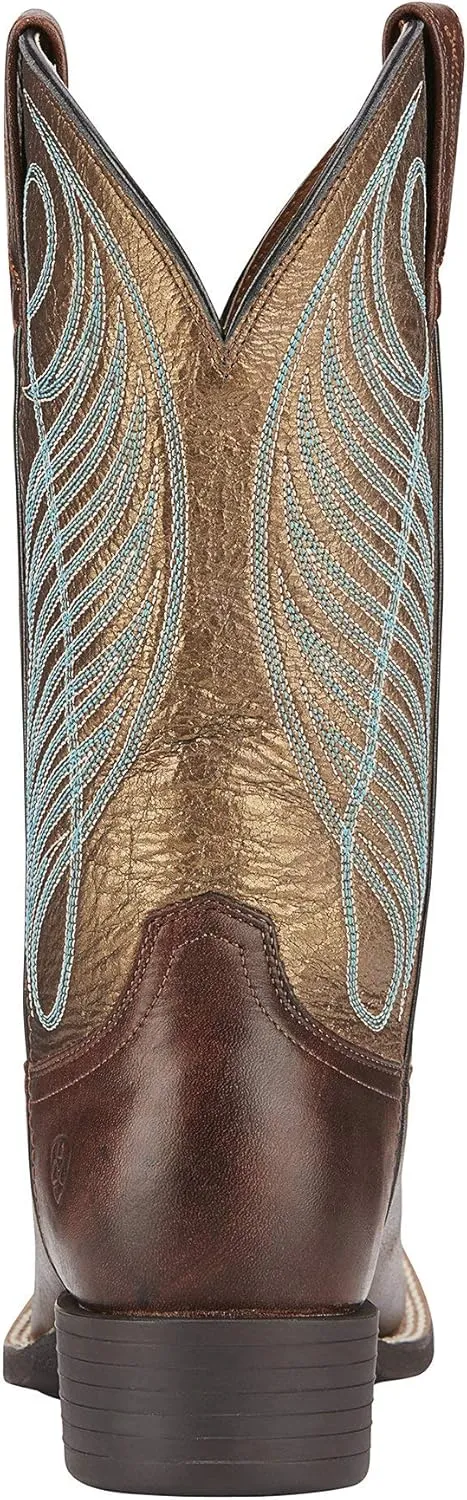 Ariat Women's Round Up Wide Square Toe Western Boot