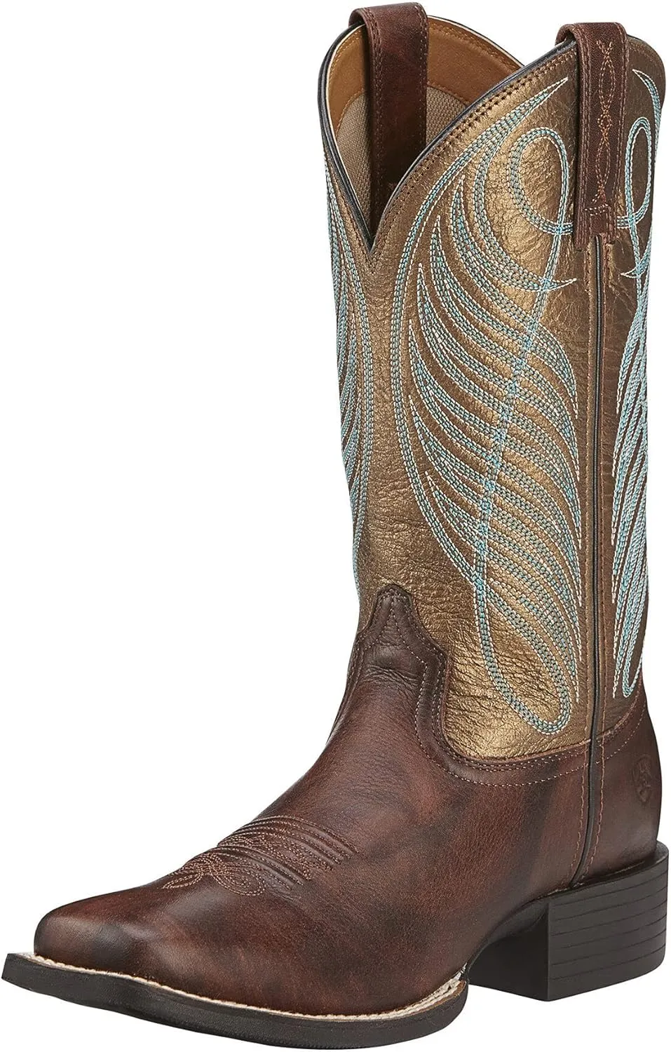 Ariat Women's Round Up Wide Square Toe Western Boot