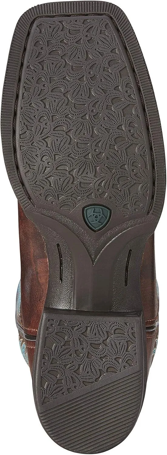 Ariat Women's Round Up Wide Square Toe Western Boot