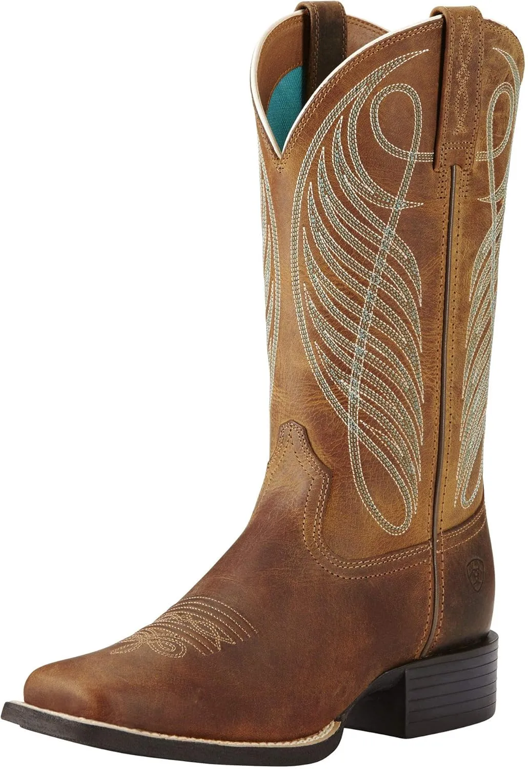 Ariat Women's Round Up Wide Square Toe Western Boot