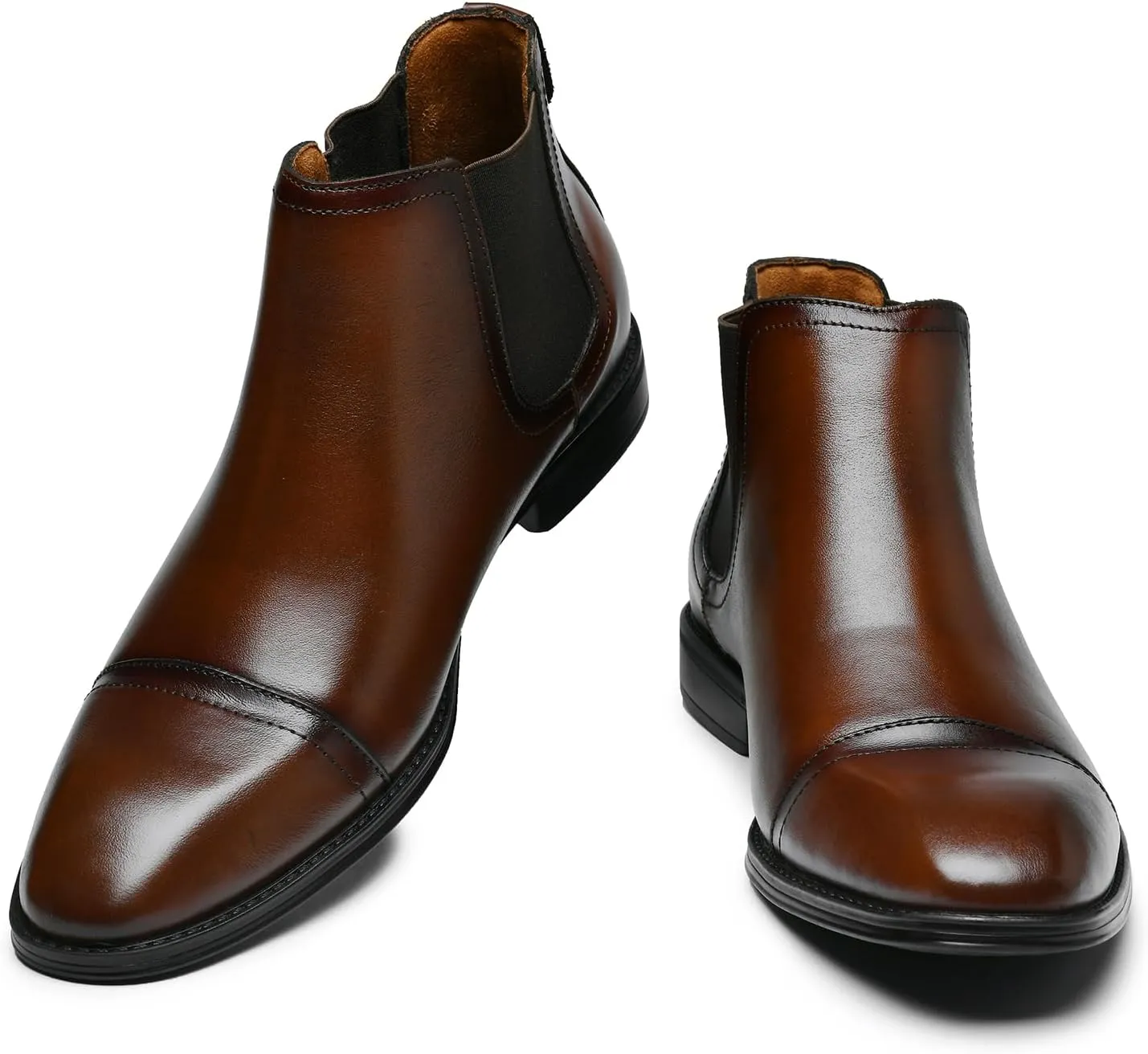 Arkbird Men's Brown Oxford Dress Boots