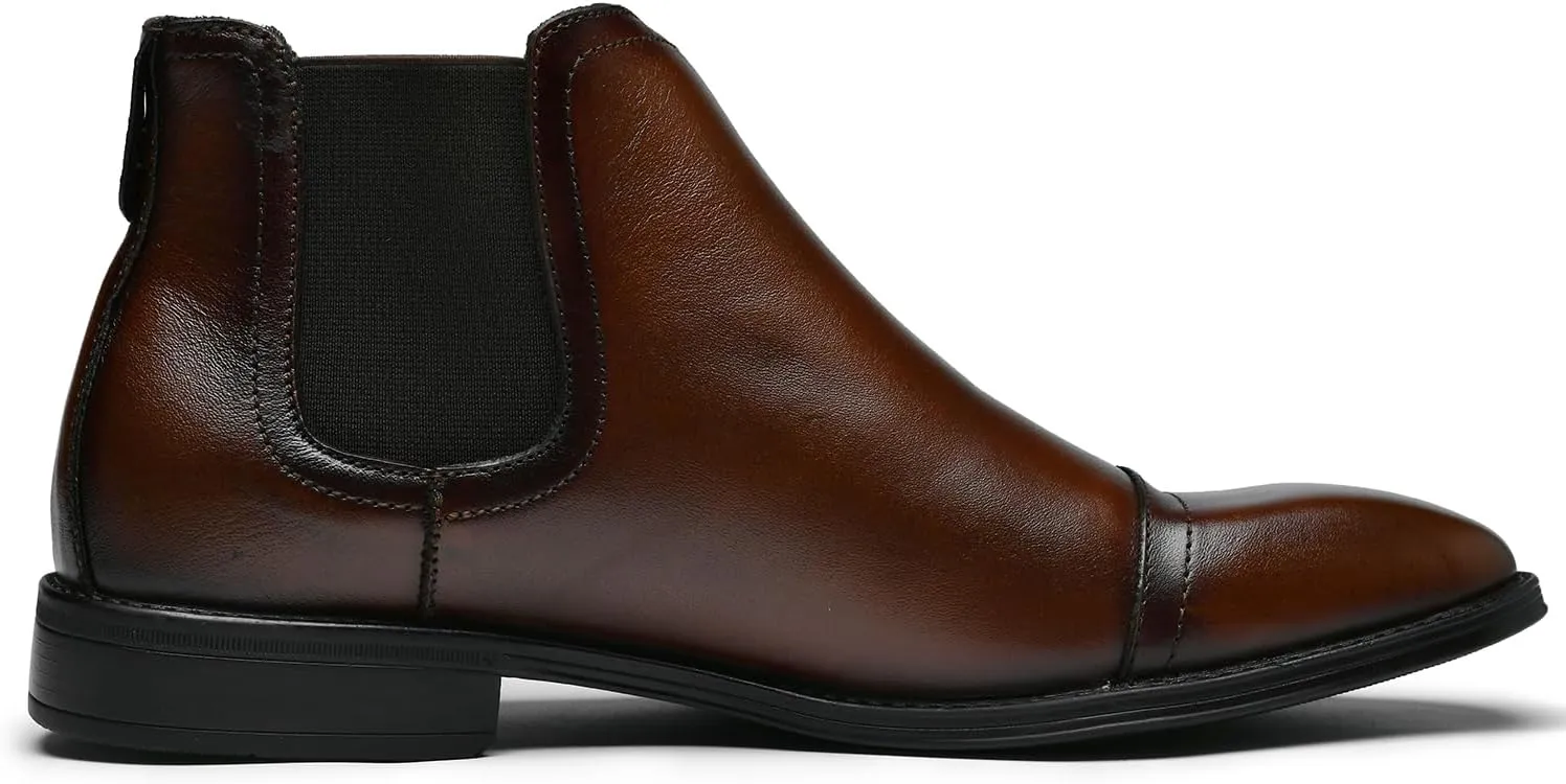 Arkbird Men's Brown Oxford Dress Boots