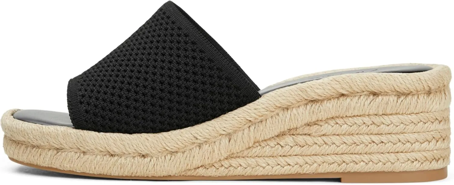 Arromic Women's Espadrilles Wedge Platform Sandals Comfortable Slip On Slides for Women Summer Beach Casual Outdoor Dress Heels Shoes