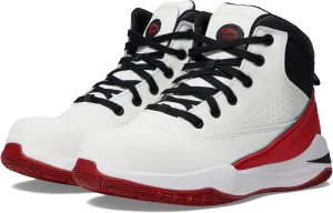 Avenger Work Boots Reaction Mid – Shoes for Men – Nubuck Upper – Breathable Mesh Lining – Round Toe Mid White/Red 12 D - Medium