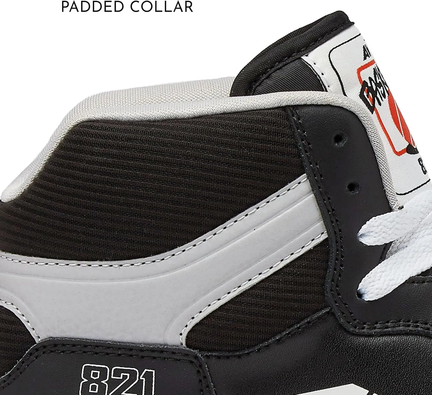 Avia 821 High Top Sneakers for Men, Indoor or Outdoor Mens Basketball Shoes, Size 7 to 16 Retro High Top Shoes Men or Women