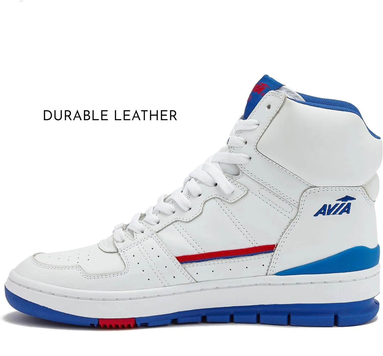 Avia 830 Men's Basketball Shoes, Retro High Top Sneakers for Men Indoor or Outdoor, Street or Court Size 7 to 16