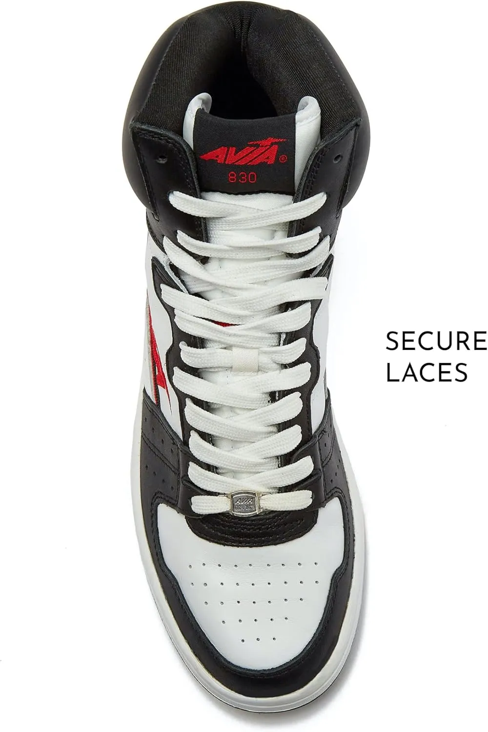 Avia 830 Men's Basketball Shoes, Retro High Top Sneakers for Men Indoor or Outdoor, Street or Court Size 7 to 16