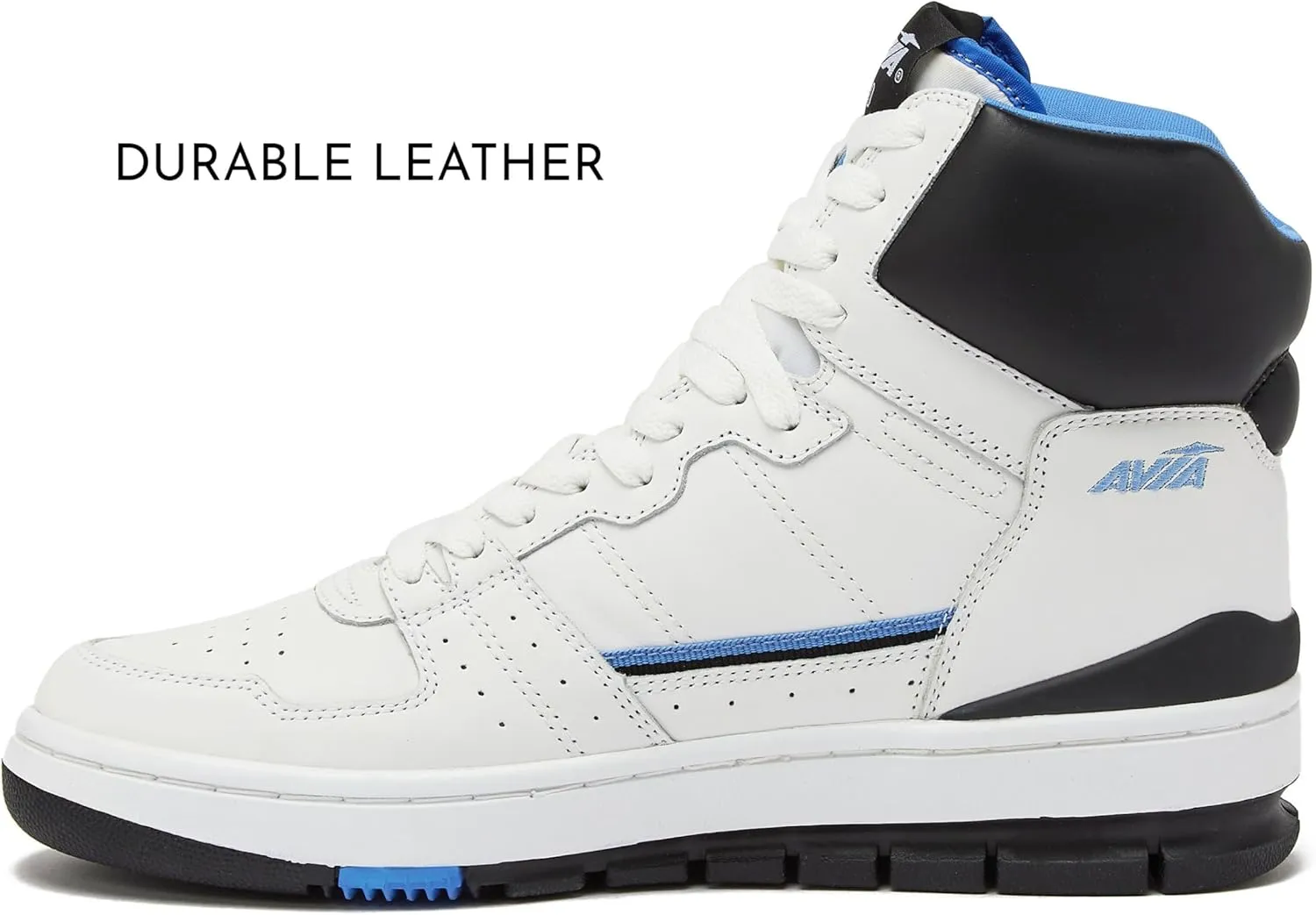 Avia 830 Men's Basketball Shoes, Retro High Top Sneakers for Men Indoor or Outdoor, Street or Court Size 7 to 16