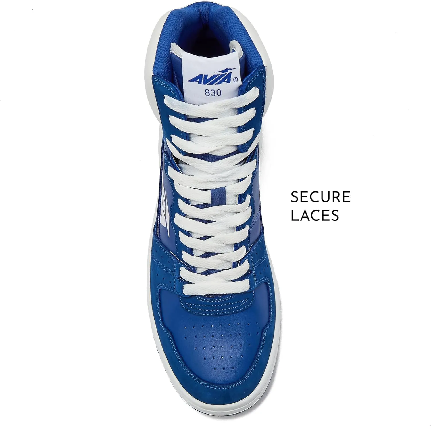 Avia 830 Men's Basketball Shoes, Retro High Top Sneakers for Men Indoor or Outdoor, Street or Court Size 7 to 16