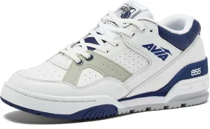 Avia 855 Basketball Sneakers for Men, Low Top Retro Womens or Mens Sneakers for Street or Court, Sizes 4.5 to 15, Blue and White, Green and Cream, or Grey and All White Shoes Men and Woman Sizes