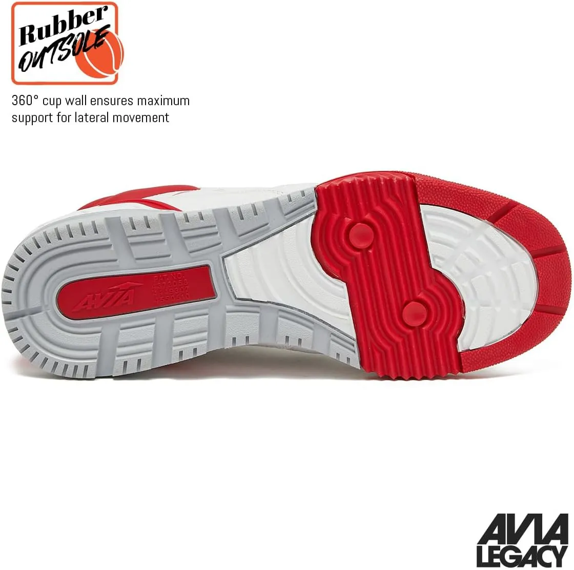 Avia 855 Men’s Basketball Shoes, Low Top Retro Sneakers for Indoor or Outdoor, Street or Court, Sizes 7 to 15