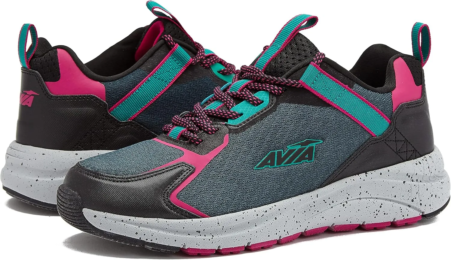 Avia Canyon Womens Trail Shoes and Walking Sneakers with Arch Support and Breathable Mesh
