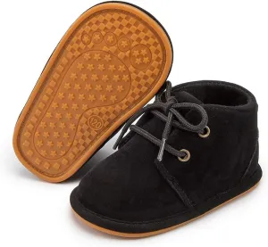 Babelvit Baby Boy Girl Soft Sole Canvas Sneakers Sparkle High Top Lace Up Infant Unisex Ankle Shoes Boots Toddler Newborn Prewalker First Baby Walking Crib Shoes