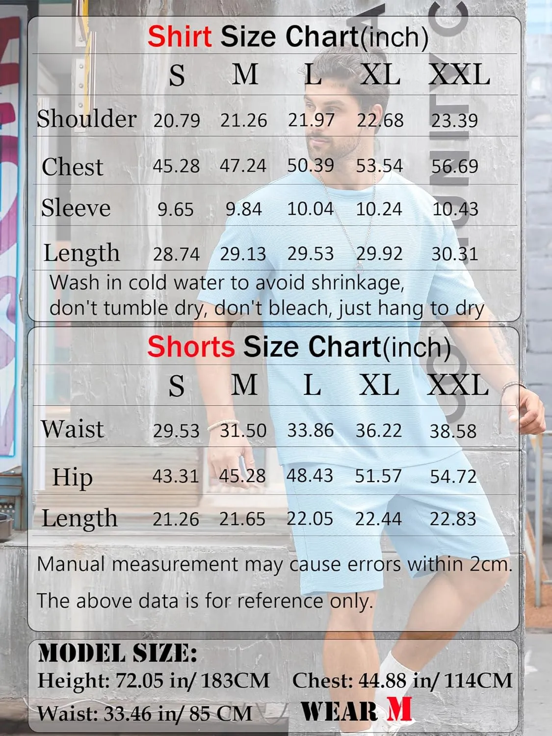 Babioboa Men's Short Sleeve Tracksuit Summer T Shirt & Shorts set 2 Pockets Oversize Two Piece Casual Daily Duty-off