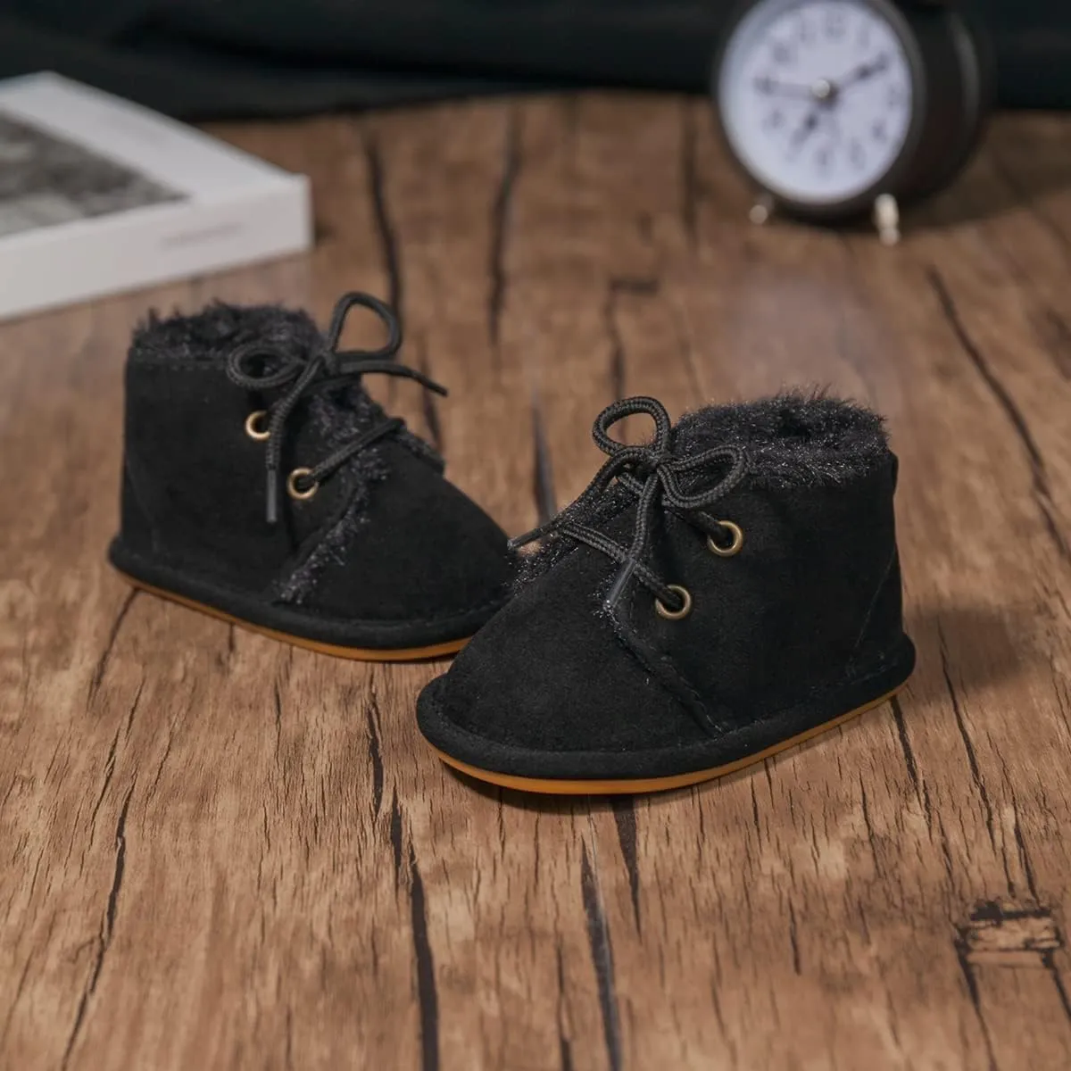 Baby Boys Girls Shoes Infant High-Top Ankle Sneakers Non-Slip Soft Sole Toddler Prewalker Newborn First Walkers Crib Shoes