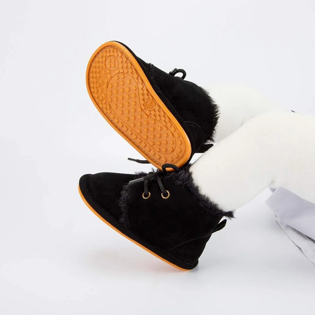 Baby Boys Girls Shoes Infant High-Top Ankle Sneakers Non-Slip Soft Sole Toddler Prewalker Newborn First Walkers Crib Shoes