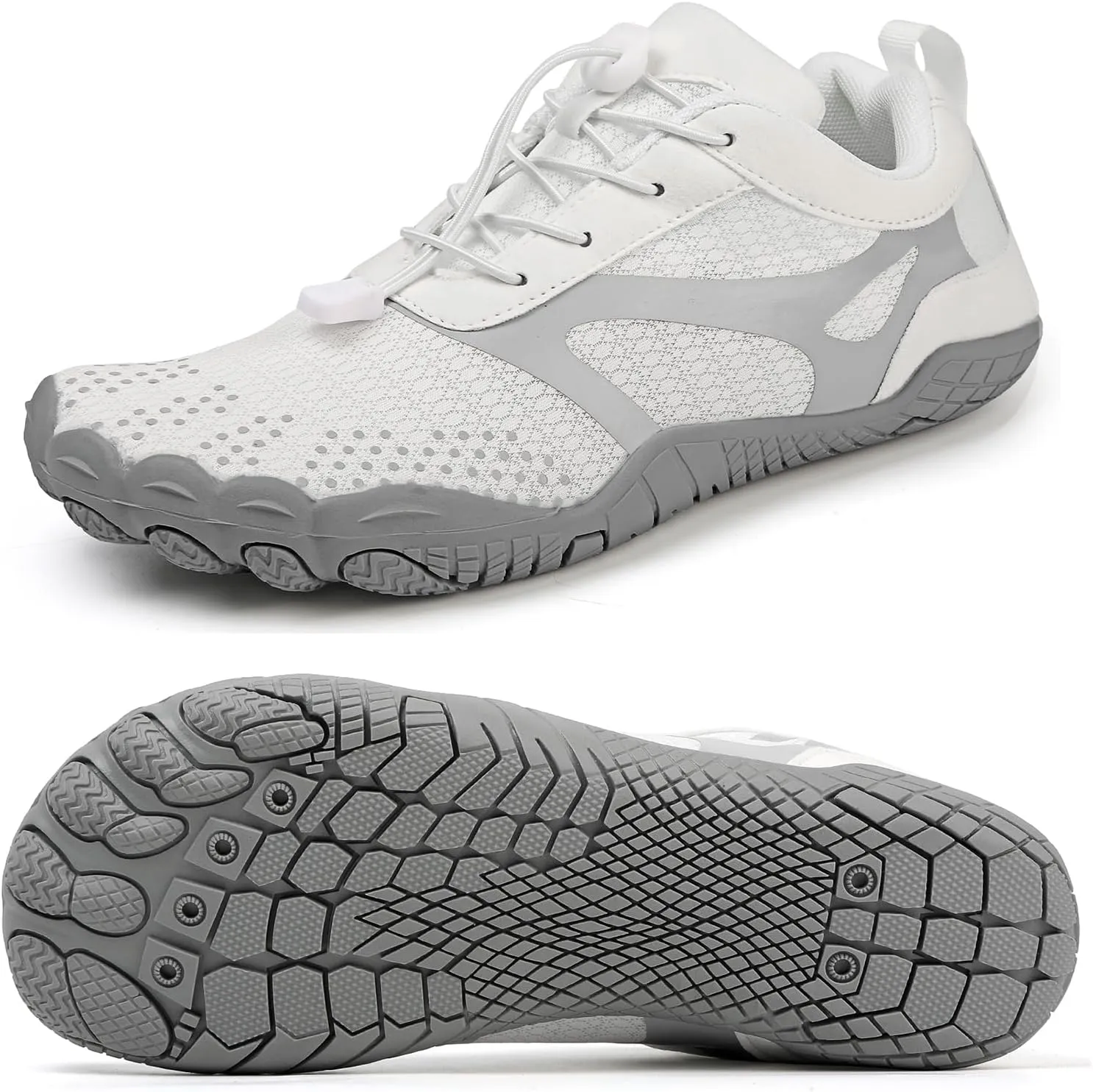 Barefoot Shoes Mens Womens Minimalist Cross Training Shoes with Wide Toe Box Athletic Zero Drop Trail Walking Hiking Running Sneakers