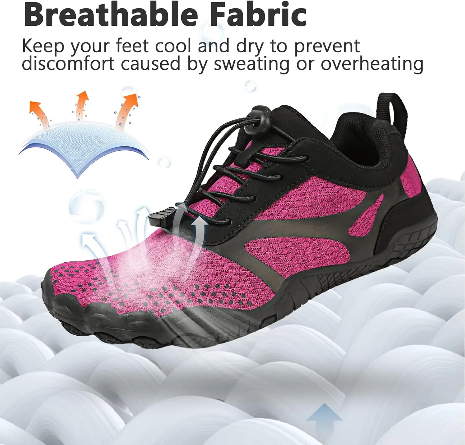 Barefoot Shoes Mens Womens Minimalist Cross Training Shoes with Wide Toe Box Athletic Zero Drop Trail Walking Hiking Running Sneakers