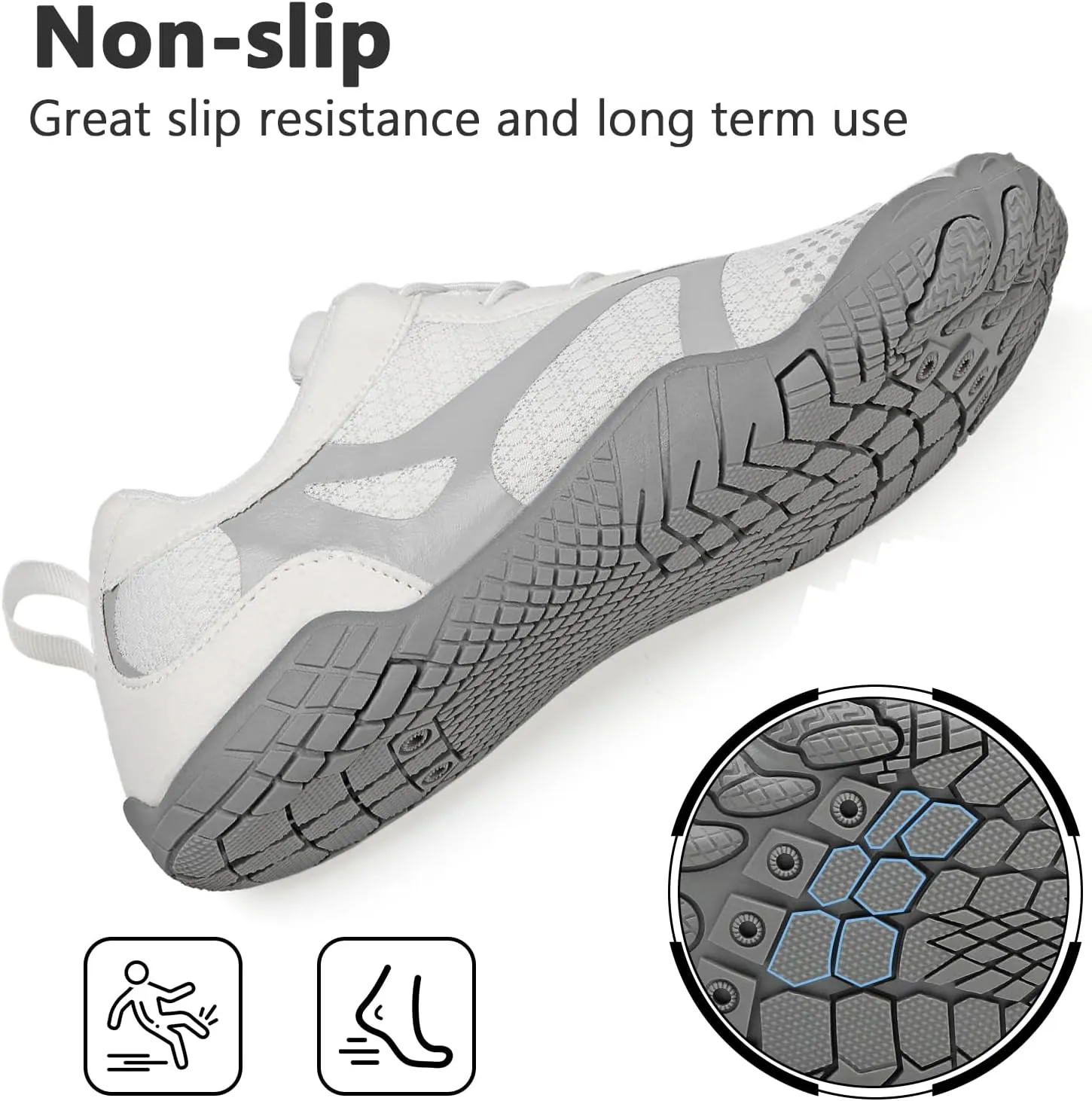 Barefoot Shoes Mens Womens Minimalist Cross Training Shoes with Wide Toe Box Athletic Zero Drop Trail Walking Hiking Running Sneakers