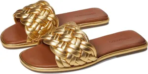 Bernardo Women's Troy Flat Sandals, Comfortable Chic Leather Slip-On