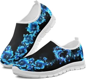 Biyejit Lightweight Shoes Slip on Sneakers for Women with Flexible Outsole Loafers Women Footwear Sockless Wear Flats