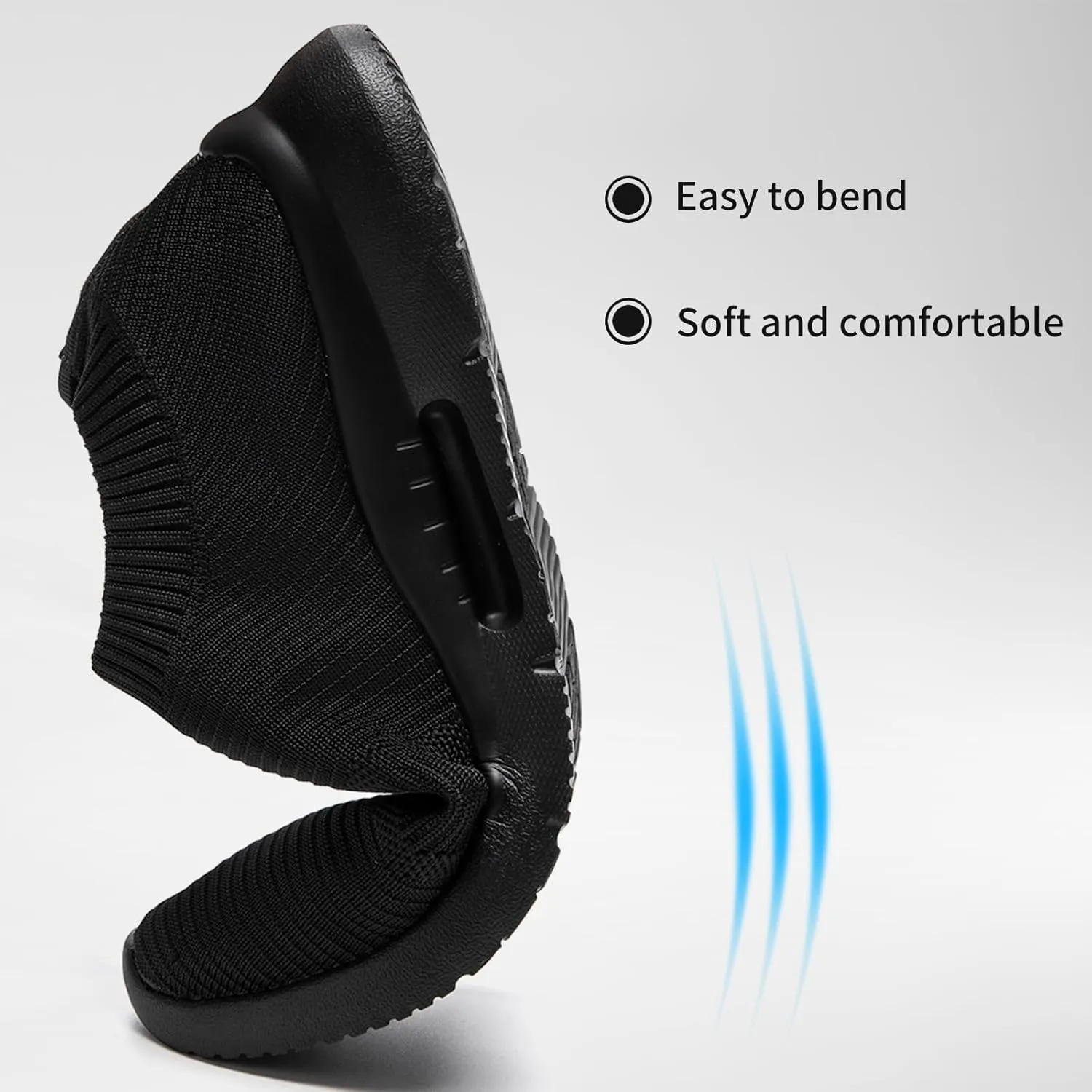 Black Shoes Mens Loafers & Slip-ons|Casual Dress Business Boat Shoes Lightweight Slip on Walking Sneakers Slippers