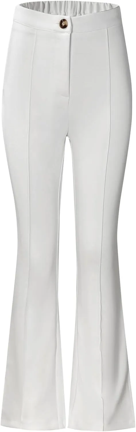 blibean Teen Girls Bell Bottom Pants Dressy Uniform Pants Size 6-15 Years