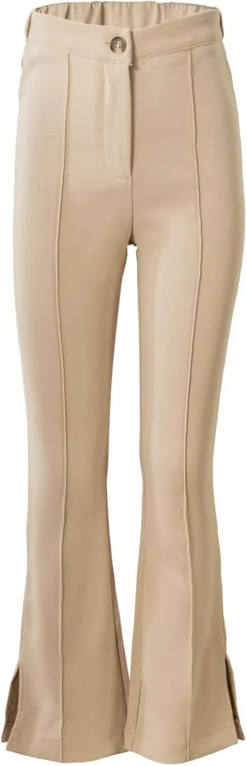 blibean Teen Girls Bell Bottom Pants Dressy Uniform Pants Size 6-15 Years