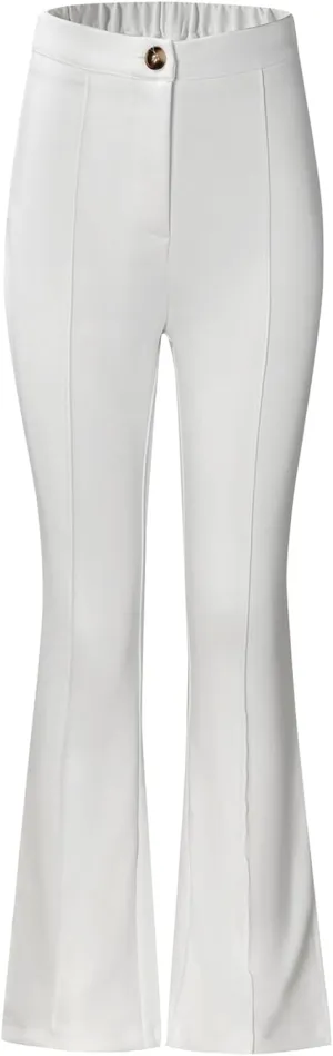 blibean Teen Girls Bell Bottom Pants Dressy Uniform Pants Size 6-15 Years
