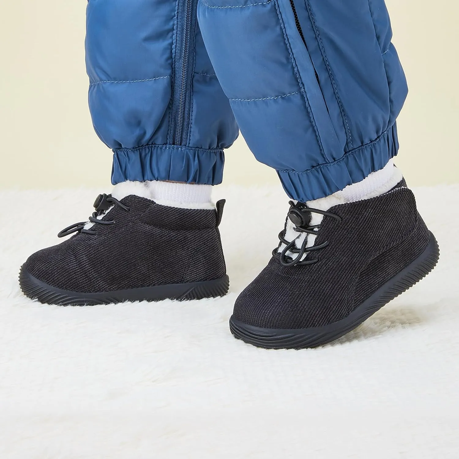 BMCiTYBM Baby Boy Girl Snow Boots Waterproof Winter Warm Booties Nonslip Lightweight Outdoor Shoes for First Walkers 6 9 12 18 24 Months(Infant/Toddler)
