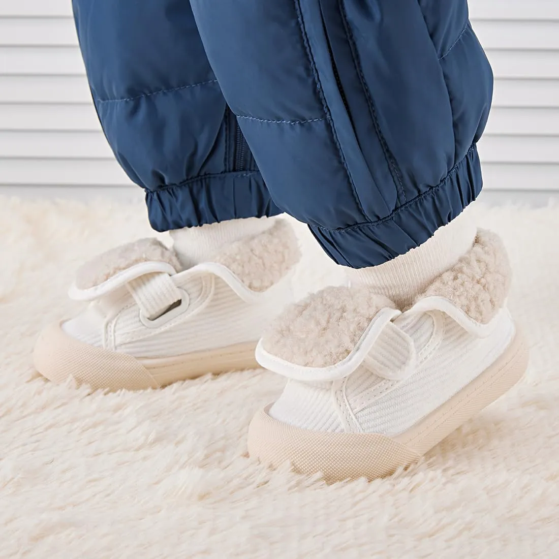 BMCiTYBM Baby Shoes Boy Girl Sneakers Winter Warm Non Slip First Walking Infant Shoes 6-24 Months