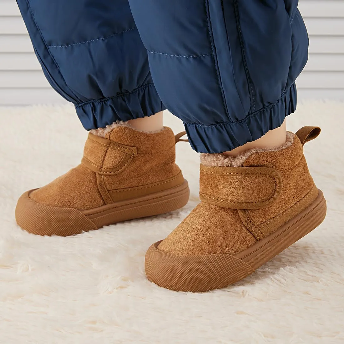 BMCiTYBM Baby Shoes Boy Girl Sneakers Winter Warm Non Slip First Walking Infant Shoes 6-24 Months