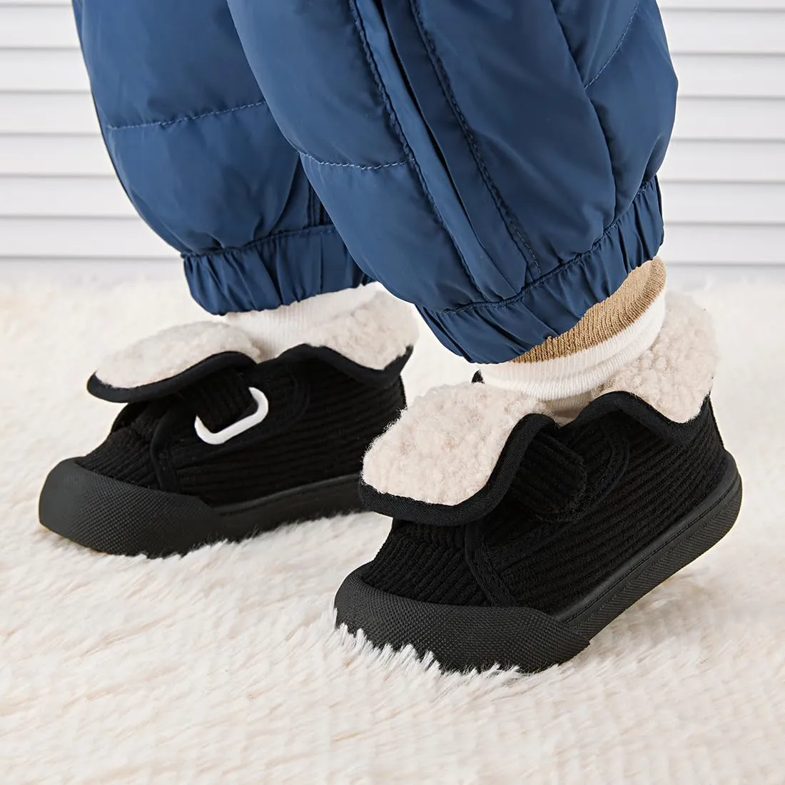 BMCiTYBM Baby Shoes Boy Girl Sneakers Winter Warm Non Slip First Walking Infant Shoes 6-24 Months